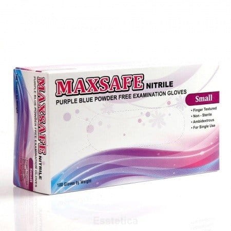 Klara Beauty Maxsafe Medyczne rękawice rękawiczki nitrylowe niebieskie 100 szt.jpg