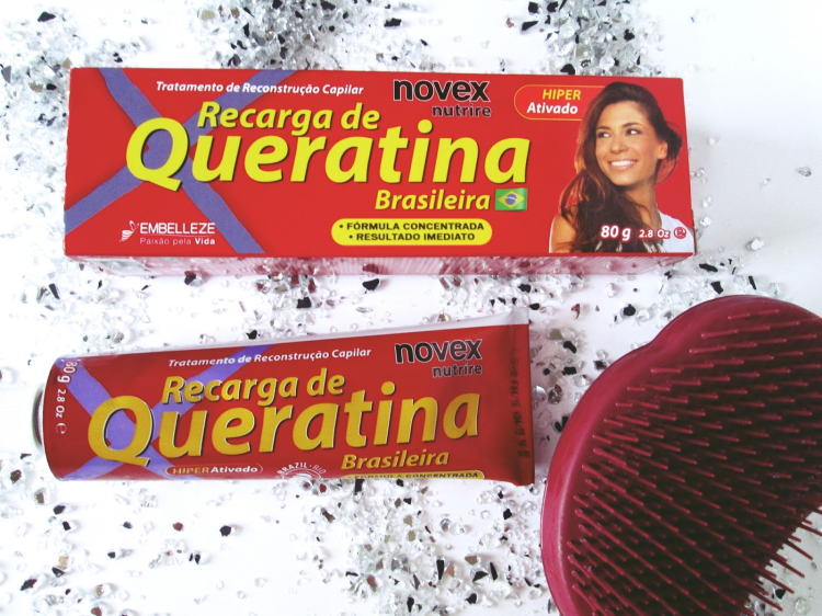 Novex Brazilian Keratin Recarga de Queratina krem termiczny z keratyną 80ml w Klara Beauty.png