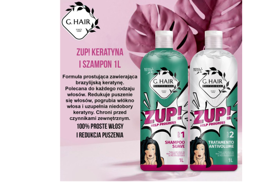 Inoar G.Hair zestaw do prostowania keratynowego szampon 1l + keratyna 1l w Klara Beauty.png