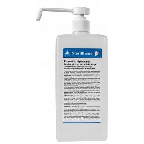 Sterillhand płyn do higienicznej i chirurgicznej dezynfekcji rąk 1000 ml pompka.jpg