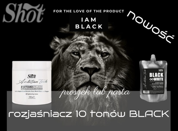 Shot czarny rozjaśniacz w kremie w Klara Beauty