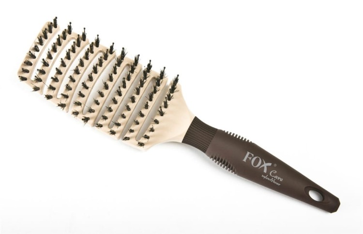 Szczotka do włosów FOX CARE nylon&amp;boar duża.jpg