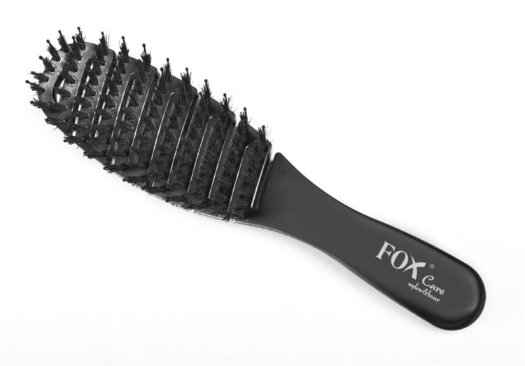 Szczotka do włosów FOX CARE nylon&amp;boar mała.jpg