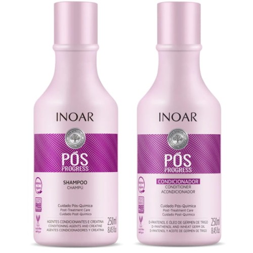 INOAR POS Progress DUO PACK, szampon + odżywka po keratynowym prostowaniu, 2x250ml.jpg