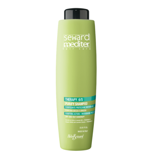 Helen Seward Therapy Purify Shampoo 6/S. Szampon zapewnia ochronę MIKROBIOMU do skóry głowy i włosów z łupieżem suchym i tłustym w hurtowni Klara Beauty.