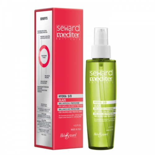 Helen Seward Hydra Glaze 5/0 olejek ochronny do włosów farbowanychw hurtowni Klara Beauty o pojemności 125ml. Produkt w zielonej plastikowej butelce z aplikatorem.