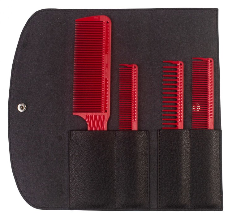 JRL J001 Zestaw grzebieni z etui 4 szt.jpg