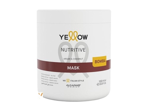 Yellow Nutritive Argan&amp;Coconut Maska do włosów suchych 1000ml.jpg