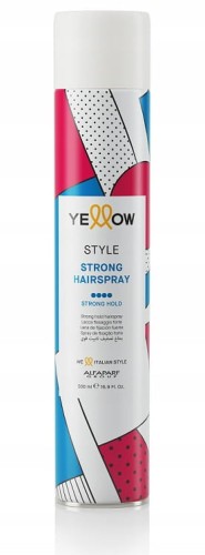 Alfaparf Yellow Style Extra  Strong Hairspray   Lakier utrwalający bardzo mocny 500 ml.jpg