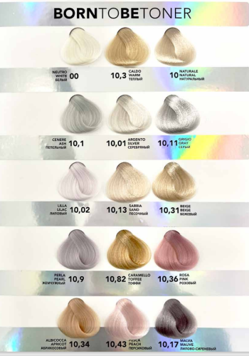 Shot_Born_To_Be_Toner do włosów_oil_paleta_kolorów.png