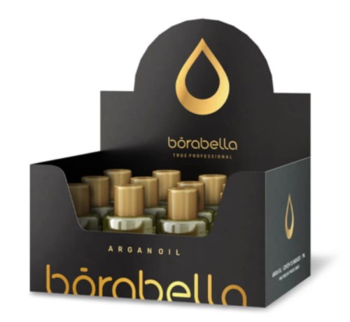 Borabella Argan Oil, olejek do włosów o działaniu okluzyjnym, 12x7ml.jpg