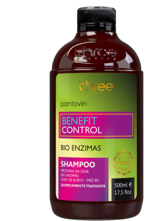 Three Therapy Pantovin Benefit Control Szampon głęboko regenerujący do włosów zniszczonych 500ml.png