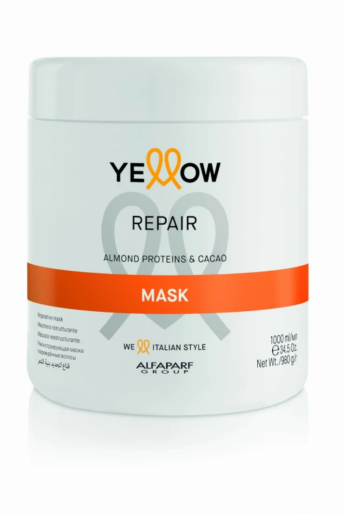 YELLOW REPAIR - Maska regenerująca do włosów zniszczonych 1000ml.jpg