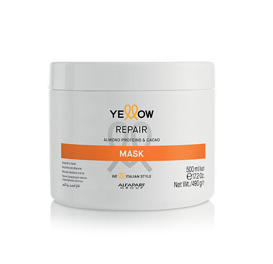 Alfaparf Yellow Repair - Maska regenerująca do włosów zniszczonych 500ml..jpg