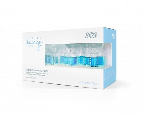 Shot ampułki przeciwłupieżowe i do przetłuszczającej się skóry głowy normalizing Trico Design 10x10ml.jpg