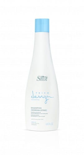 Shot szampon przeciwłupieżowy i do tłustej skóry głowy normalizing Trico Design 250 ml.jpg