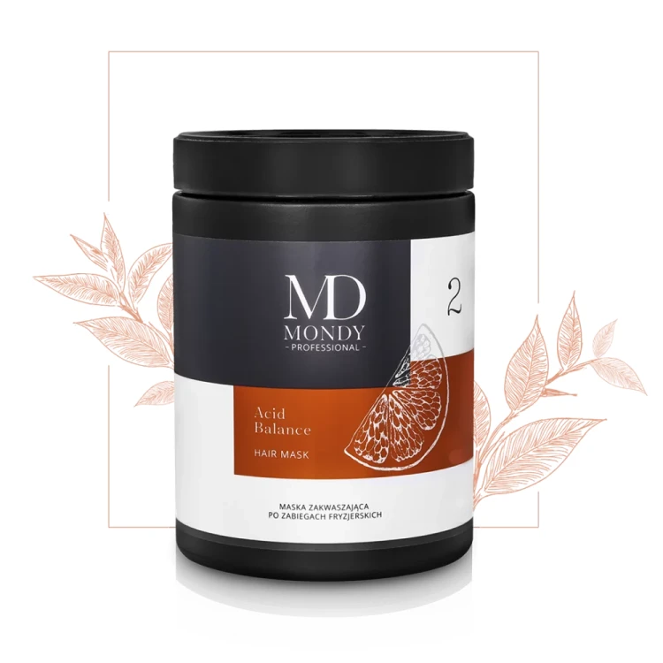 MD Mondy Professional maska zakwaszająca po zabiegach fryzjerskich ACID BALANCE ”2” 1000ml.webp