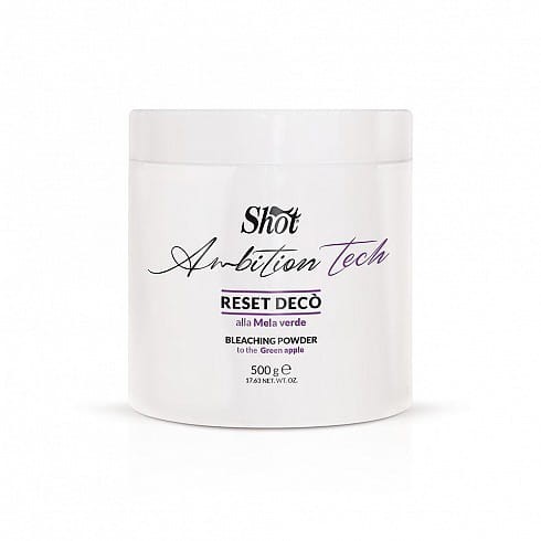 SHOT Rozjaśniacz bezpyłowy Reset Deco (niebieski proszek) zielone jabłko 500g.jpg
