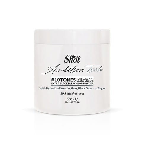SHOT Rozjaśniacz # 10 Tonów 500g z plexem, cukrami i czarnym pigmentem.jpg