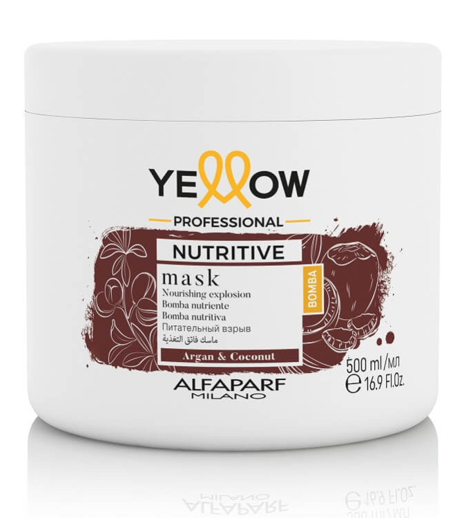 Alfaparf Yellow Nutritive maska odżywcza do włosów suchych 500ml.png