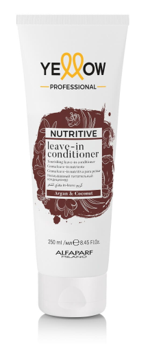 Alfaparf Yellow Nutritive Argan&amp;Coconut Odżywka bez spłukiwania do włosów suchych 250ml.png