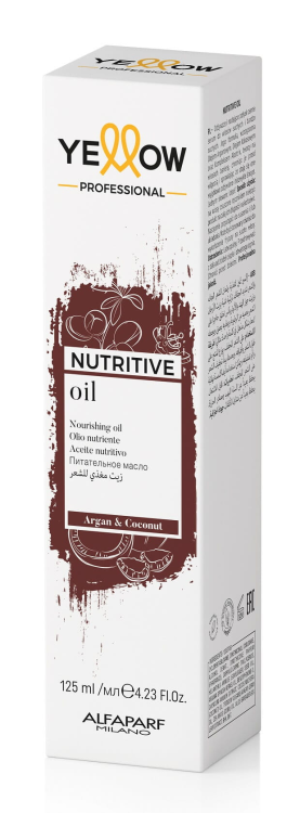 Alfaparf Yellow Nutritive Argan&amp;Coconut Olejek do włosów suchych 125ml.png