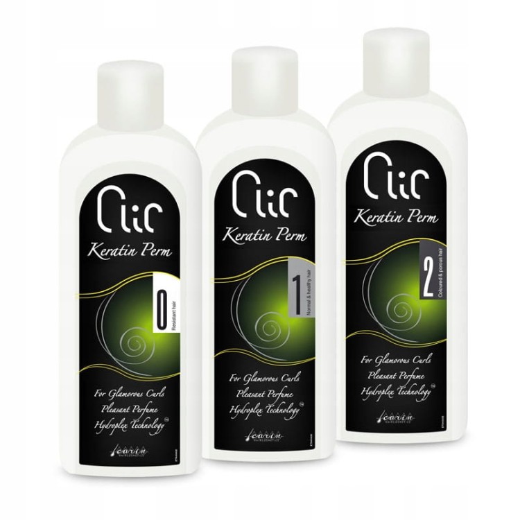 Carin Clic Keratin Perm, płyn do trwalej ondulacji.jpeg