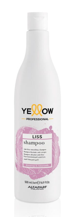 Yellow Alfaparf Liss Therapy szampon wygładzający po prostowaniu keratynowym 500ml.png