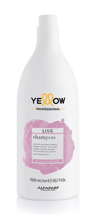 Yellow Alfaparf Liss Therapy szampon wygładzający po prostowaniu keratynowym 1500ml.png