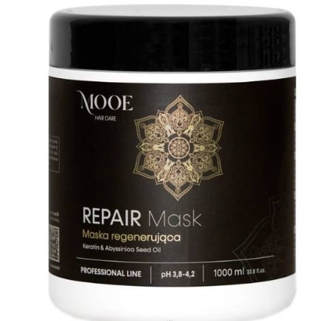 Mooe maska do włosów regenerująca z keratyną Repair Mask 1000ml ph.jpg
