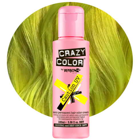 CRAZY COLOR Toxic profesjonalny neonowo żółty toner UV do włosów.png