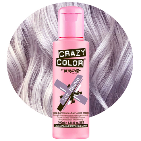 CRAZY COLOR Ice Mauve profesjonalny fioletowy toner do włosów.png