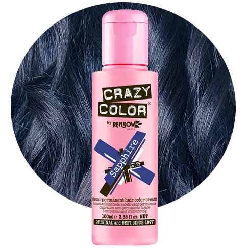 CRAZY COLOR Sapphire profesjonalny niebieski toner do włosów.png