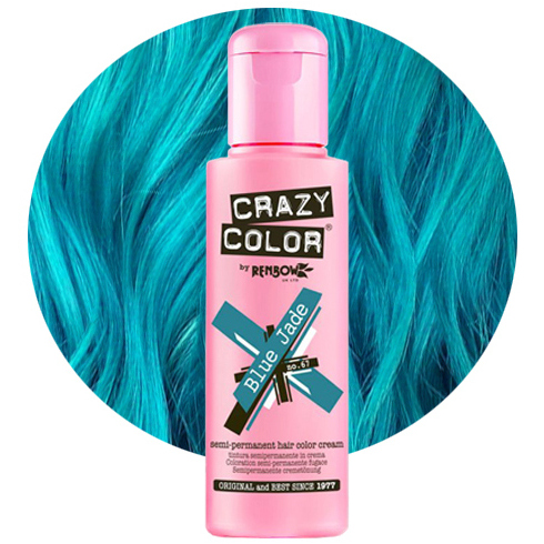 CRAZY COLOR Blue Jade profesjonalny niebieski toner do włosów.png