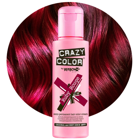 CRAZY COLOR Ruby Rouge profesjonalny różowy toner do włosów.png