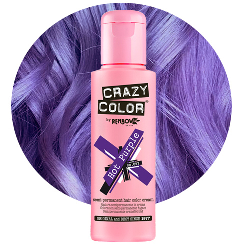 CRAZY COLOR Hot Purple profesjonalny fioletowy toner do włosów.png