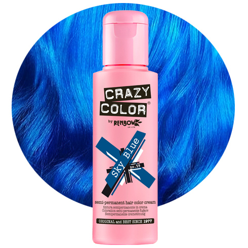 CRAZY COLOR Sky Blue profesjonalny niebieski toner do włosów.png