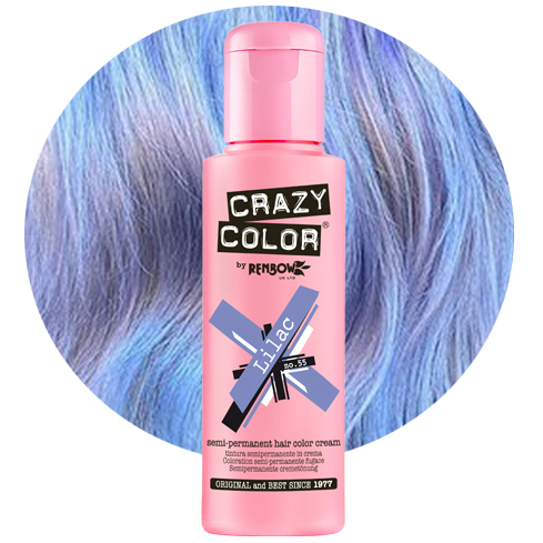 CRAZY COLOR Lilac profesjonalny fioletowy toner do włosów.png