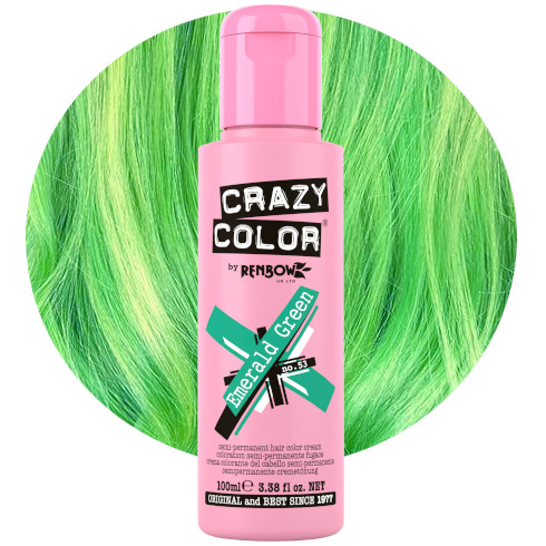CRAZY COLOR Emerald Green profesjonalny zielony toner do włosów.png