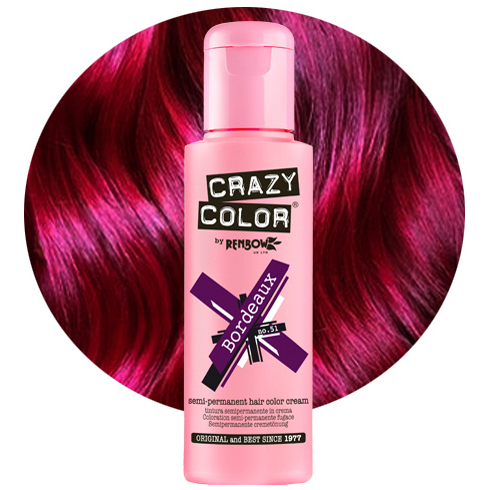 CRAZY COLOR Bordeaux profesjonalny czerwony toner do włosów.png