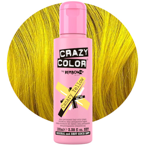 CRAZY COLOR Canary Yellow profesjonalny żółty toner do włosów _.png
