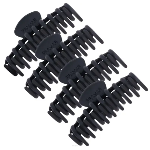FRAMAR KLIPSY DO WŁOSÓW MATOWE CZARNE CLAW CLIPS 4 SZT..png