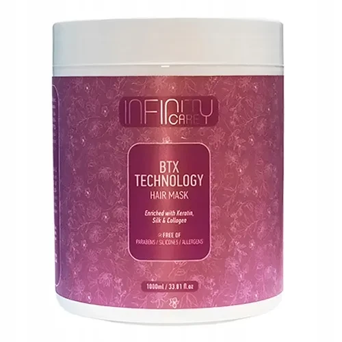 QURE INFINITY CARE BTX TECHNOLOGY MASKA REGENERUJĄCA DO WŁOSÓW 1000ML.webp