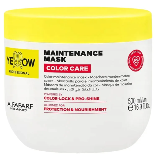 Yellow Maintenance Color Care - maska do włosów farbowanych 500ml.png
