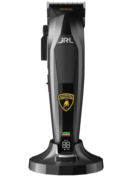 JRL Lamborghini Diamante 2025C czarna bezprzewodowa maszynka do włosów + Diamante 2025T czarny bezprzewodowy trymer do włosów +  dwie stacje ładujące_2.png