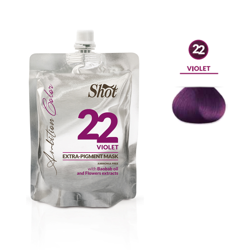 Shot Ambition Color maska extra pigment Violet 22 - maska koloryzująca fiolet 200ml.png