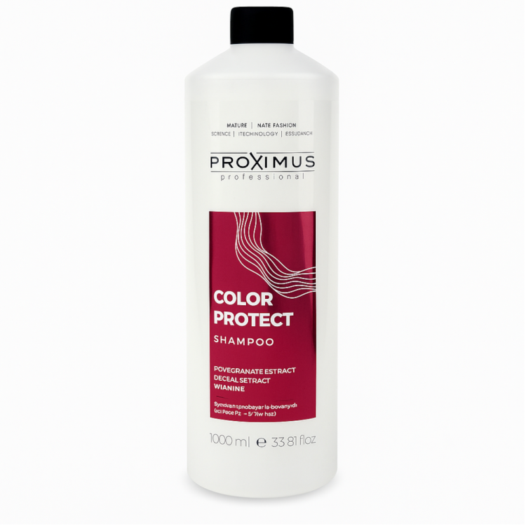 Proximus Color Protect Shampoo – szampon do włosów farbowanych 1000 ml z granatem i witaminą E